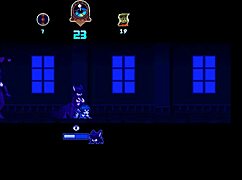 Haunted hump house episode 1: ghost chases futa monster girl for cum.